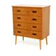 Commode scandinave en teck, Suède, 1960