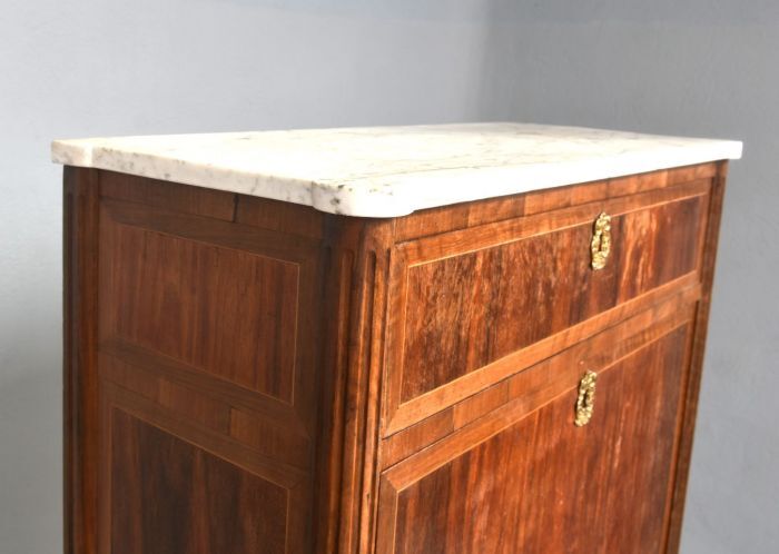 18th-century mahogany door secretary