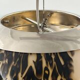 Vintage Globe Chandelier in Glass with Animal Print attributed to Angelo Brotto for Esperia, 1960s