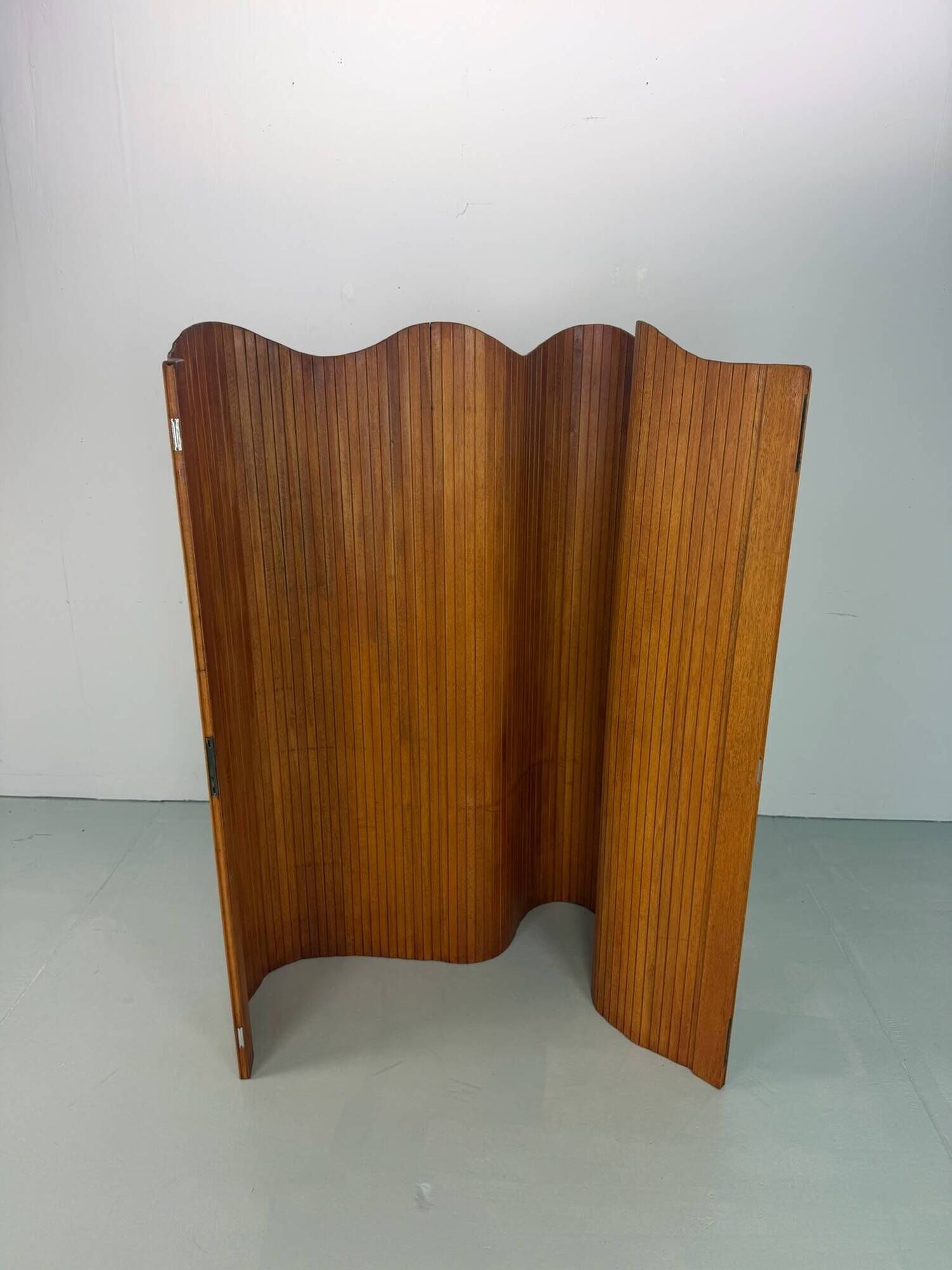 Pine Wood Room Divider by S.N.S.A., France, 1930s
