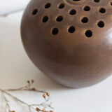 Large stoneware flower spike signed