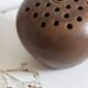 Large stoneware flower spike signed