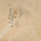 Deep stoneware plate