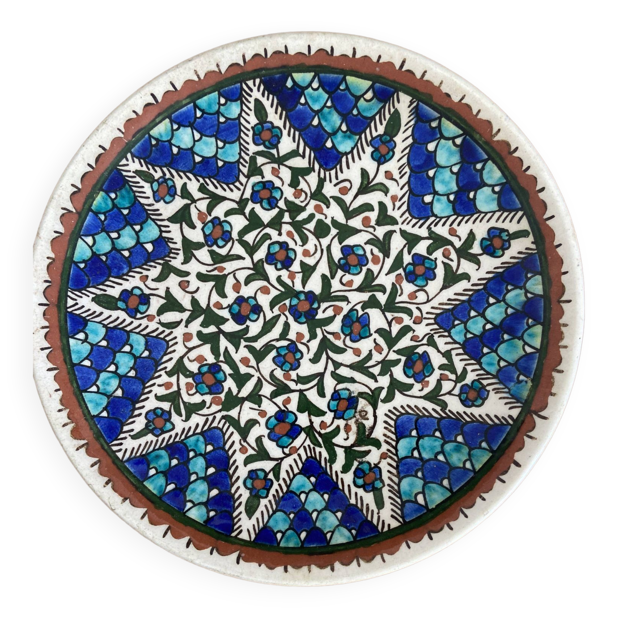 Iznik ceramic wall plate
