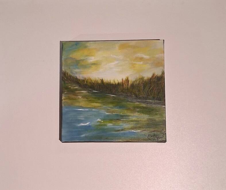 Landscape painting, original signed work