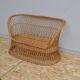 1960 wicker bench