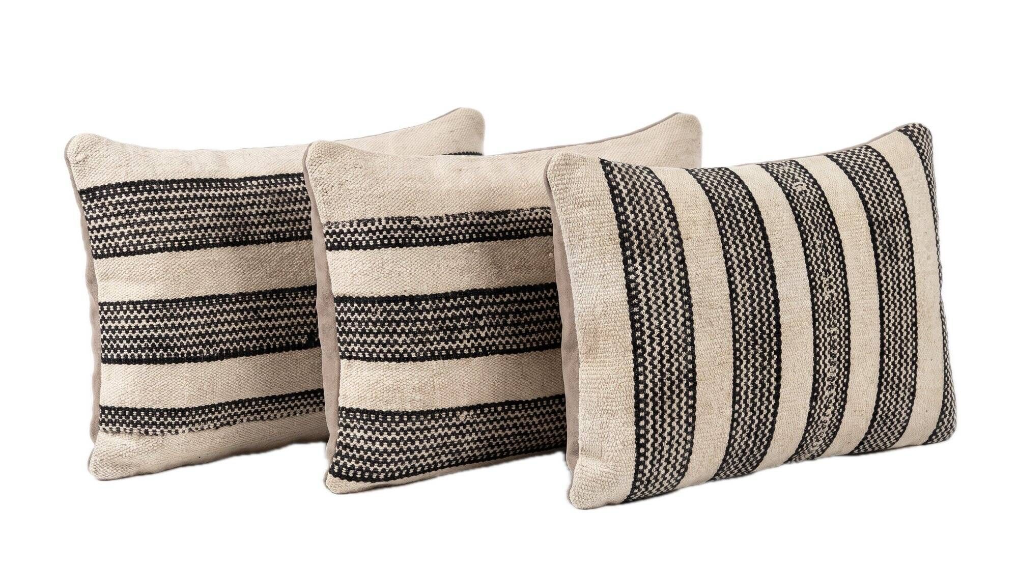 Set of 3 vintage kilim cushion covers 40x60 cm