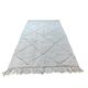 Tapis berbere losange blanc 150x250 cm