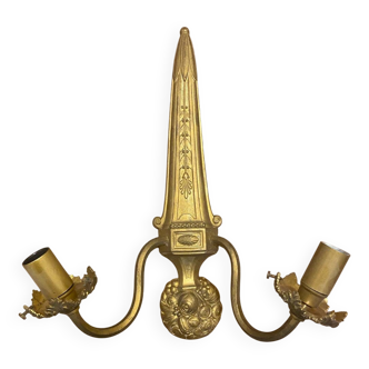 Applique en bronze doré