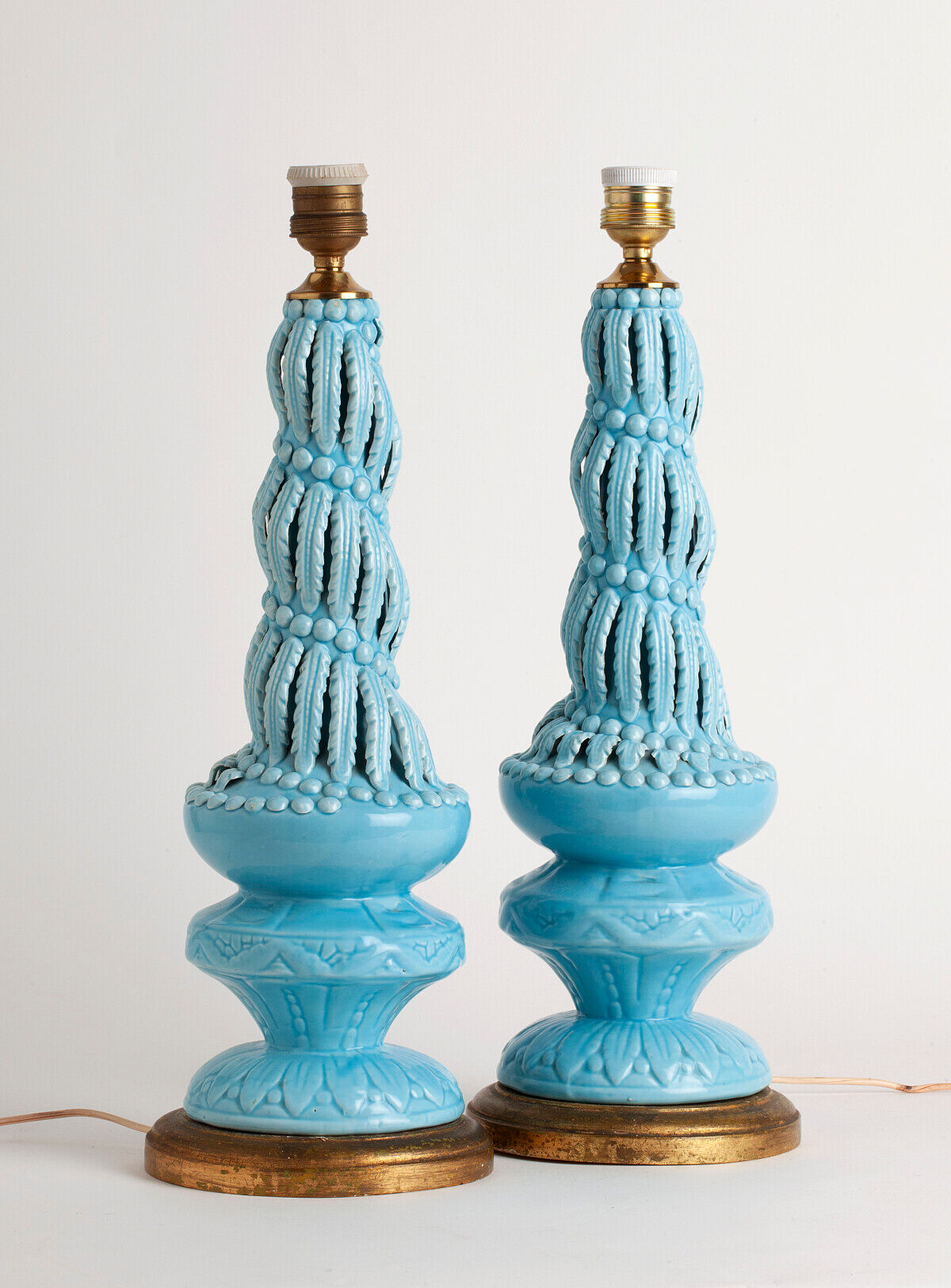 Paire de lampes de Manises