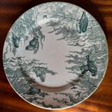 Lot de 2 assiettes plates Sarreguemines
