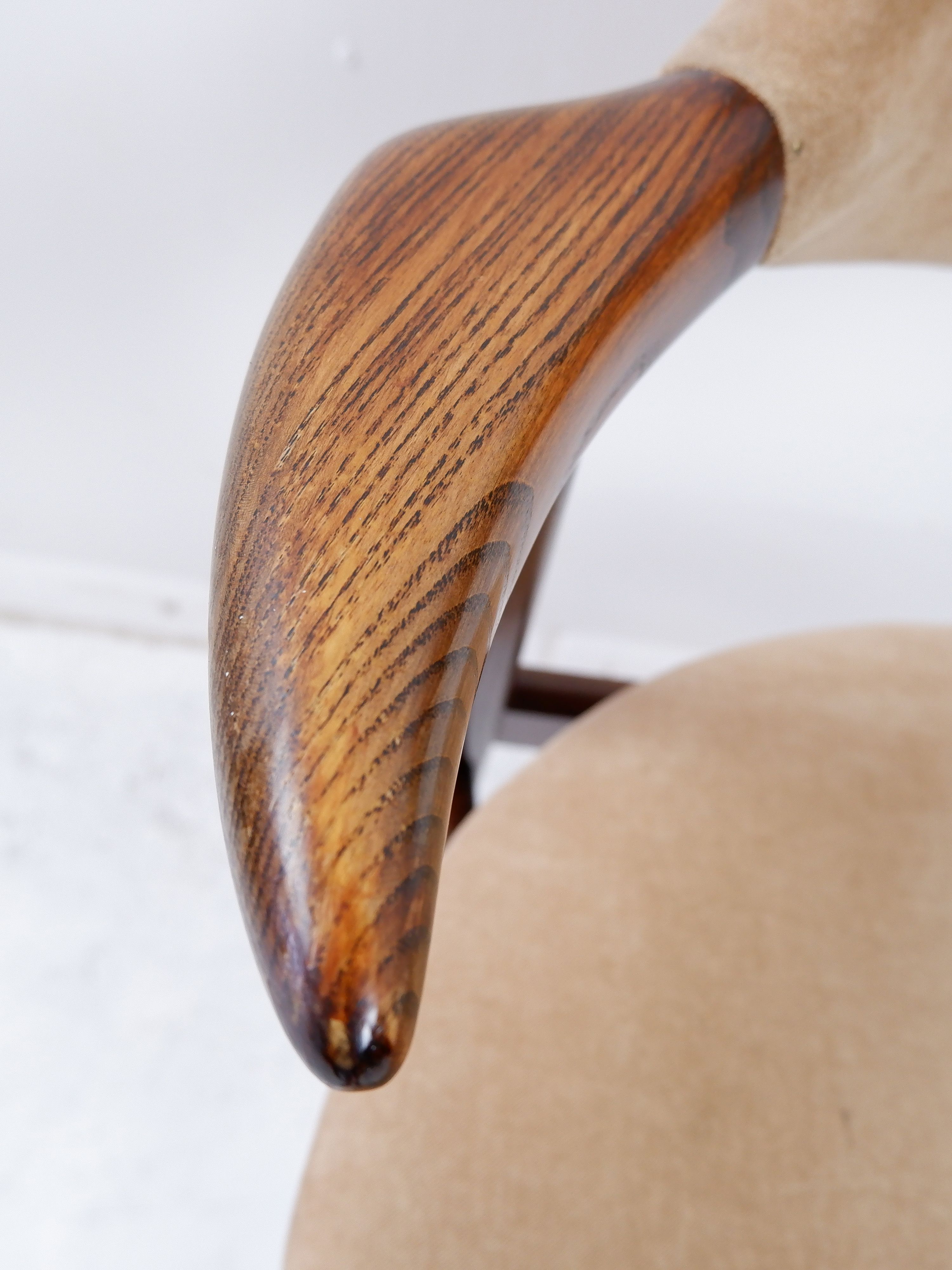 Vintage cow horn chair by Tijsseling, 1960s