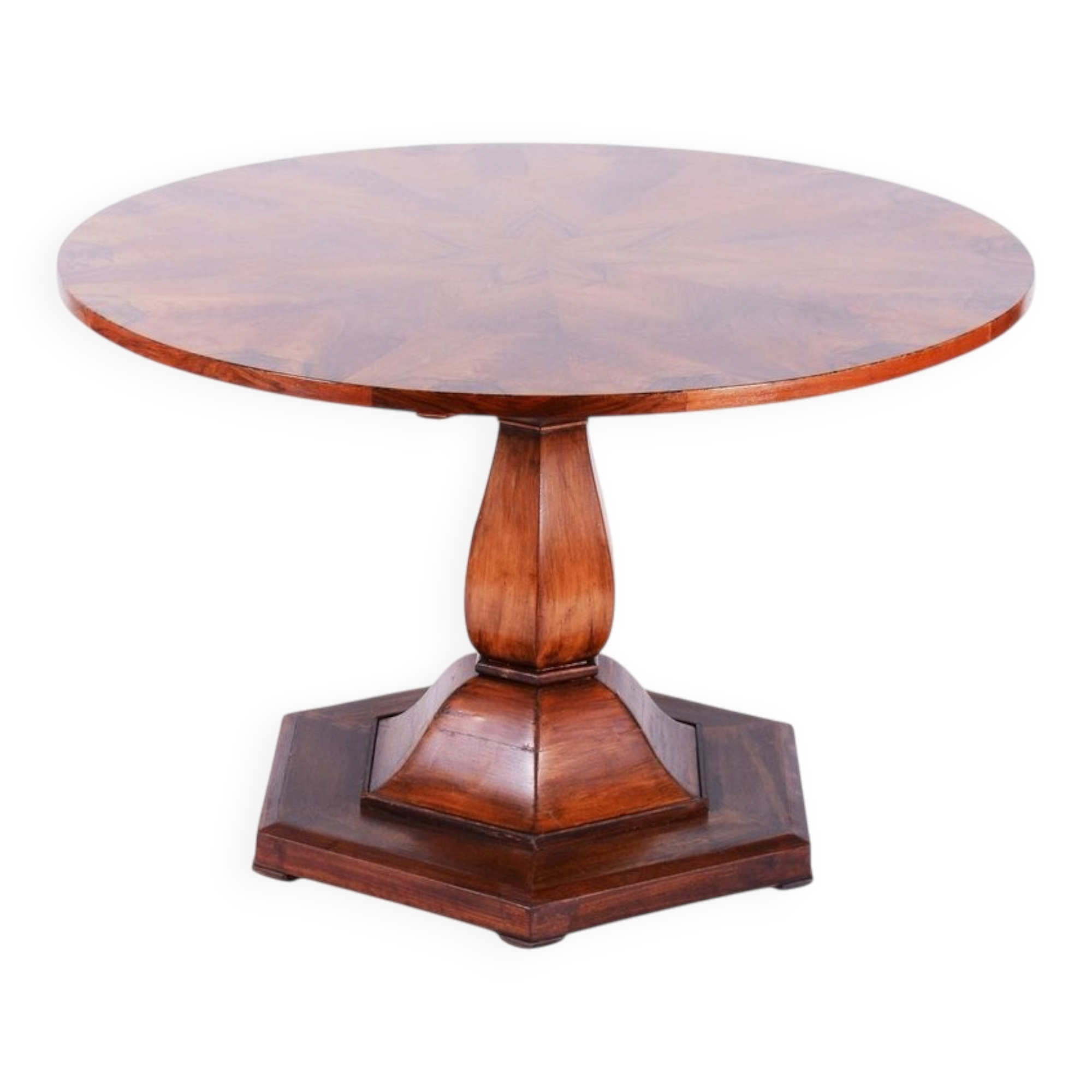 Biedermeier Dining Table in Walnut, Czechia, 1830s