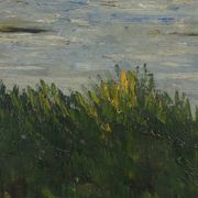 Signed 20th Century Rustic Landscape Painting the Smedepoort Bruges, Belgiu