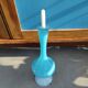 Murano blue opaline carafe vase