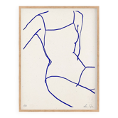 Silhouette féminine, sérigraphie en édition limitée