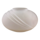 Frosted glass vase