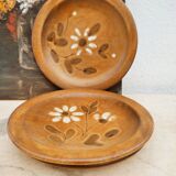 3 Vallauris ceramic plates