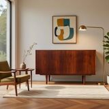 Buffet en palissandre par Gunni Omann, Danemark, années 1960.