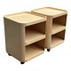 Ensemble vintage de deux chariots Kartell Componibili 4970 par Anna Castelli