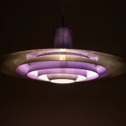 Mid-Century P376 Pendant Lamp by Preben Fabricius & Jørgen Kastholm for Nordisk Solar, Denmark, 1960s