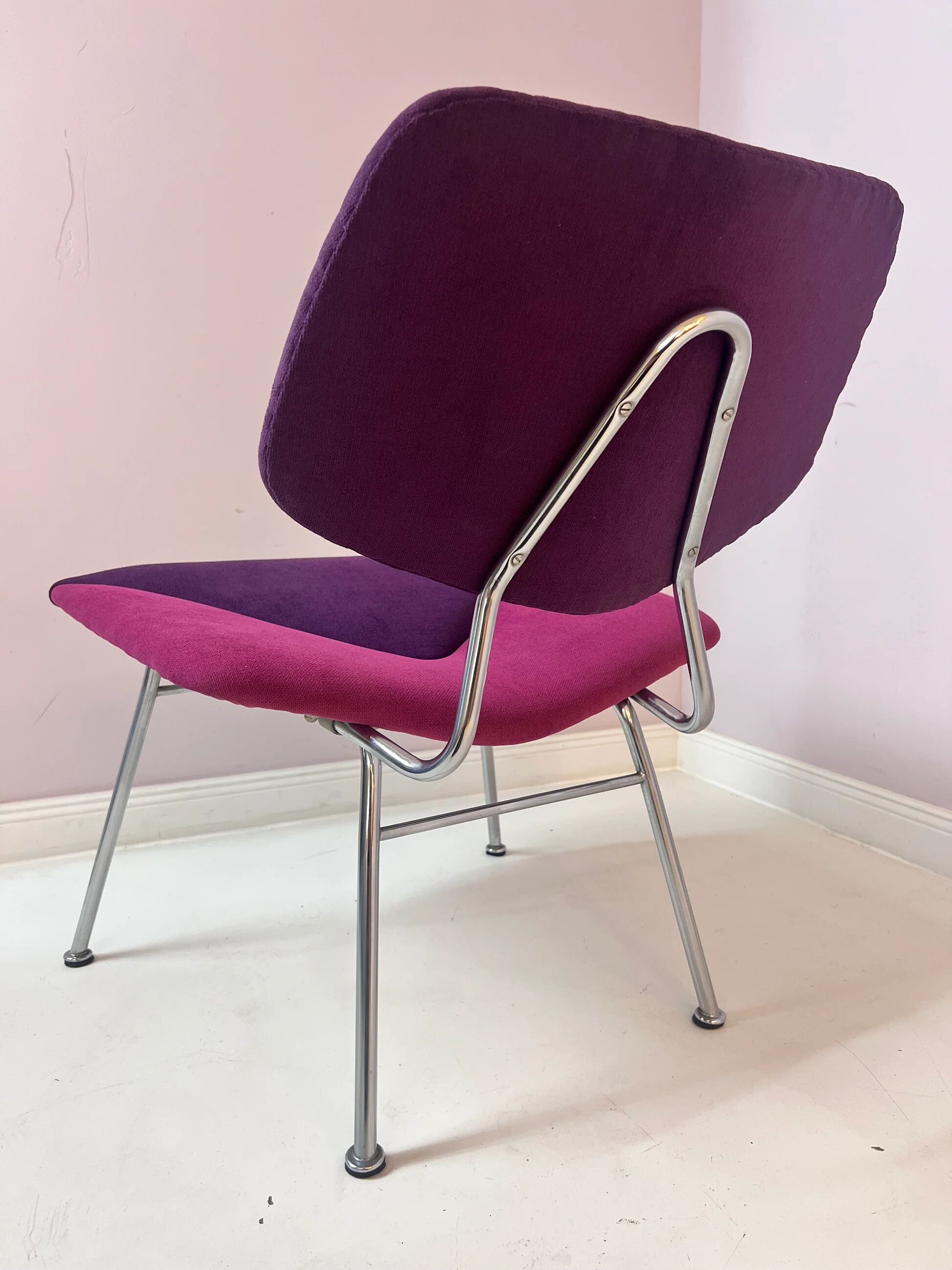 Vermund VL 135 armchair purple pink chrome