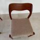 Paire de chaises Niels Otto Moller 71 scandinave