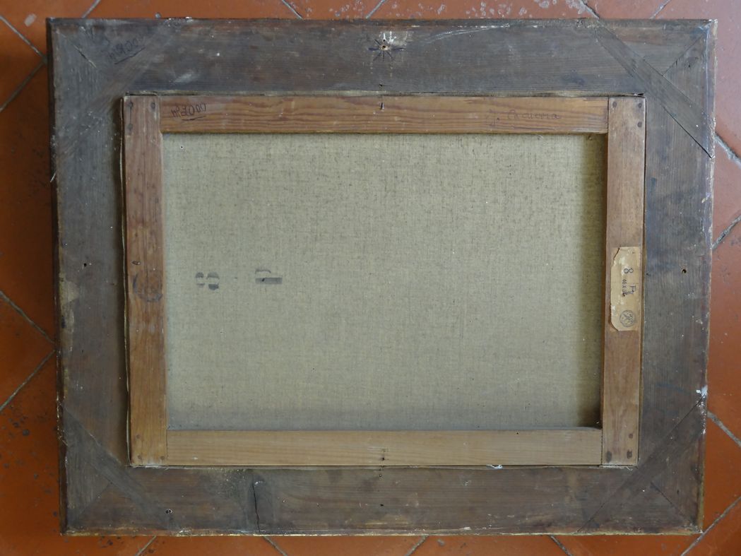 Marine, oil painting on canvas by Louis CADIERRA, 60 x 47 cm