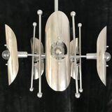 Space age chrome chandelier 1960