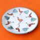 1960s Small plate / Empty pocket enamelled terracotta Pont de Fossé
