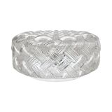 Round glass ceiling lamp, Eickmeier Leuchten, Germany 1970s.