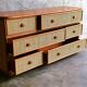 Vintage Maugrion rattan bamboo chest of drawers for Roche Bobois