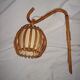 1960 rattan wall light