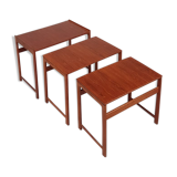 Tables gigognes en teck danois du milieu du siècle