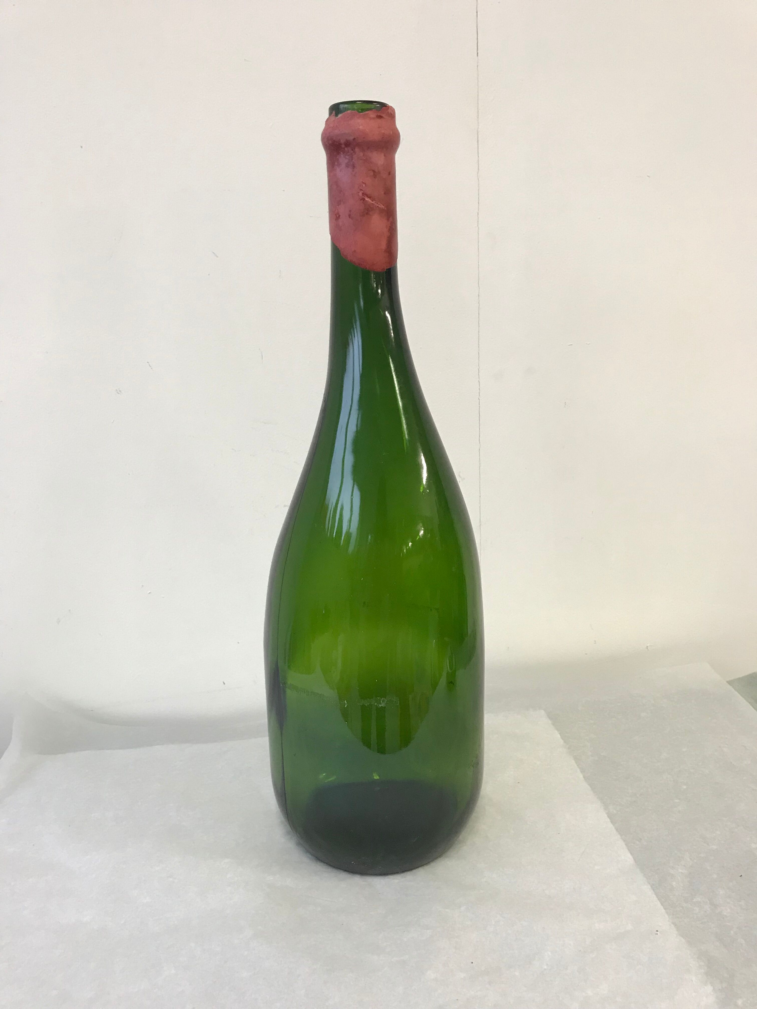 Great and ancient glass bottle