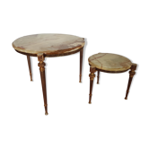 Tables gigognes en marbre