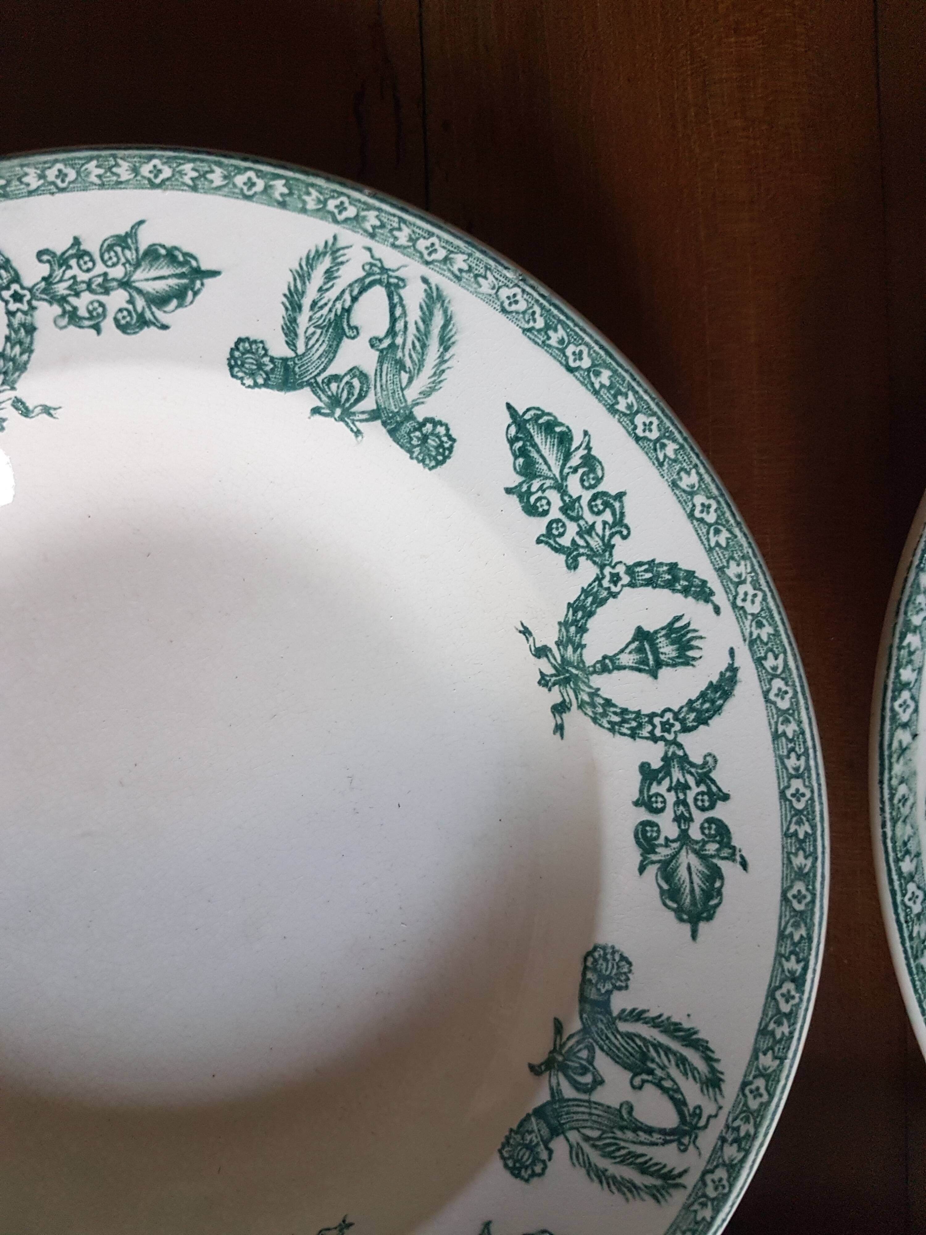 5 assiettes creuses Givors