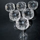 SAINT-LOUIS Balloon Wine Glass ROEMER in cut crystal star 1930 H14.5cm