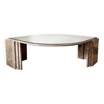 Table basse Roche Bobois marbre