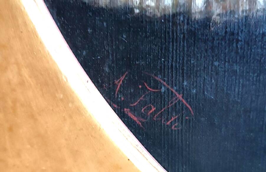 Antique painting portrait of a military gentleman, Arturo FALDI (Florence 1856-1911)