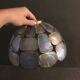 Blue mother-of-pearl hanging lamp
