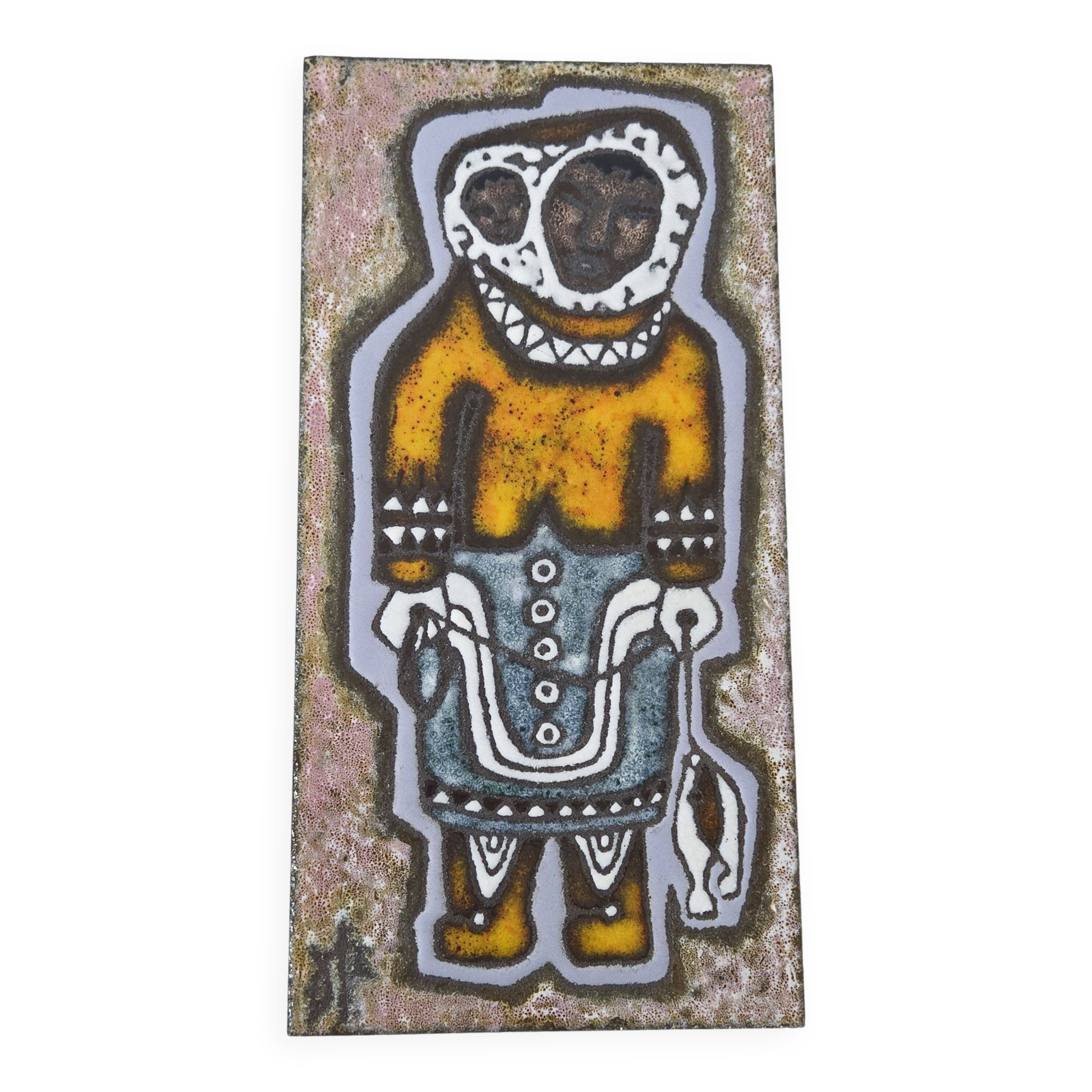 Vintage Inuit wall decoration, 1960s