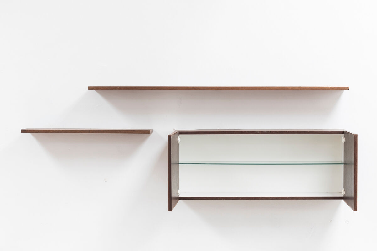 Banz Bord wall unit in wengé, the Netherlands, 1970’s
