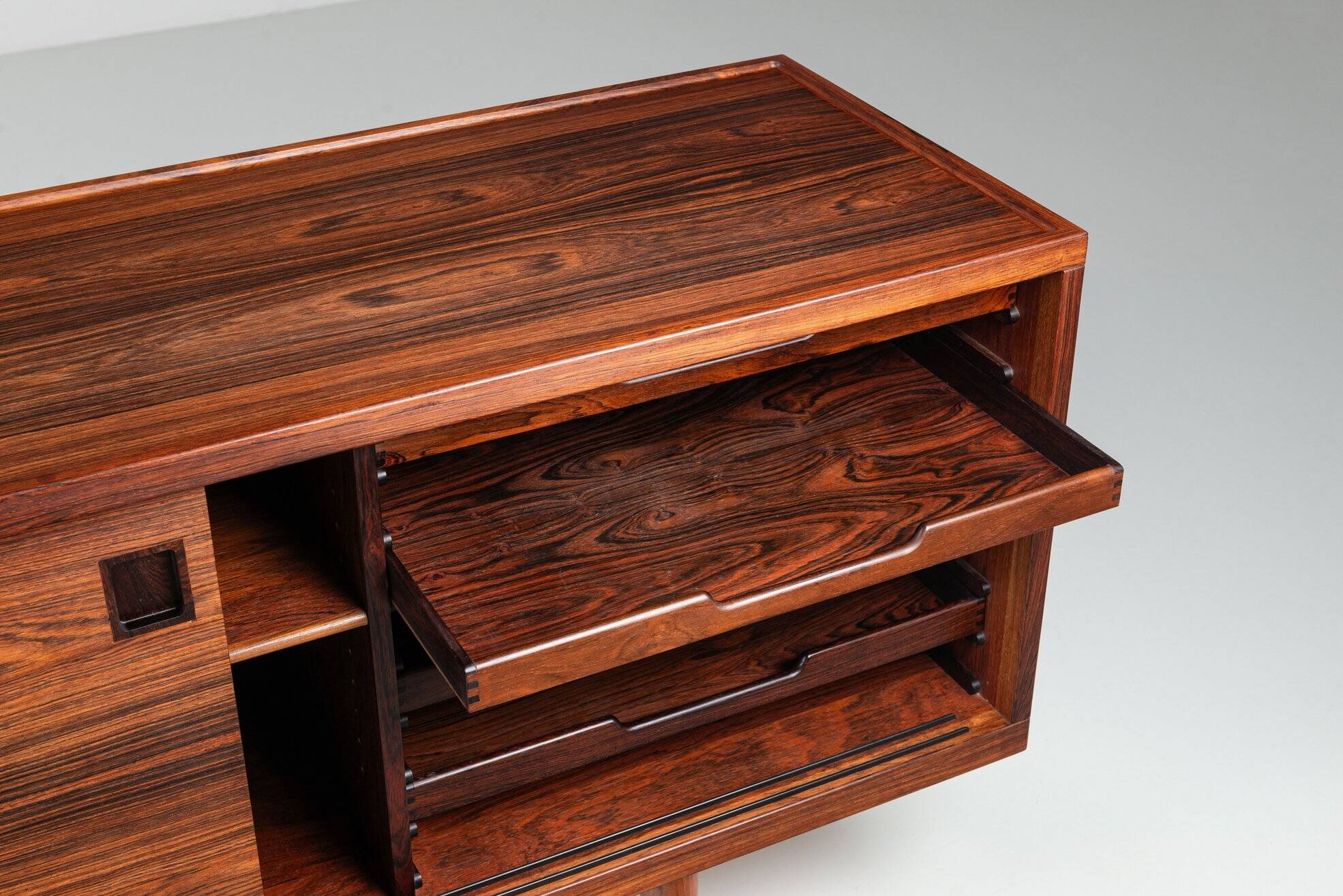 Niels Otto Moller sideboard in rosewood J.L. Mollers Denmark 1960