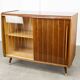 Mid-Century Modern Turntable & LP Sideboard, 1960s