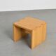Occasional table in solid pine, Les Arcs, France, around 1970.