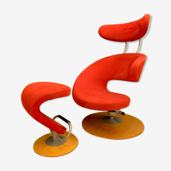 Peel armchair designed by Olav Eldøy, Stokke, Norway
