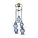Mid-century glass cascade chandelier, Italy, 1970s.