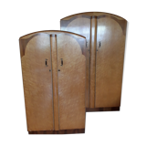 Pair of asymmetrical cabinets from the 50s