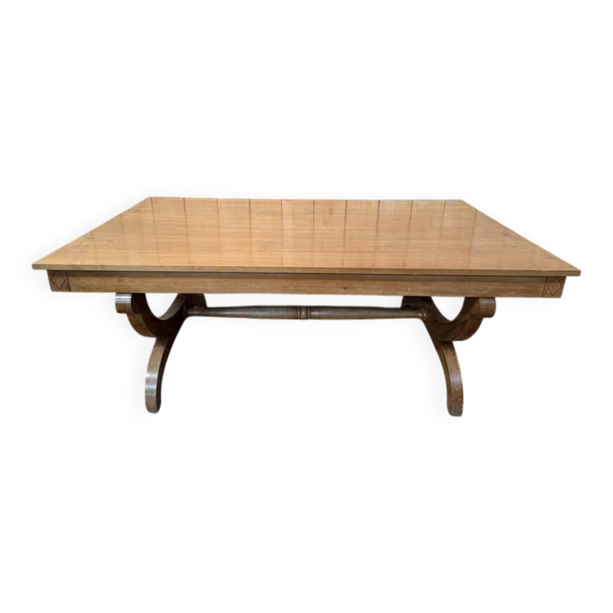 Table de salle à manger style Empire pieds "Curule"